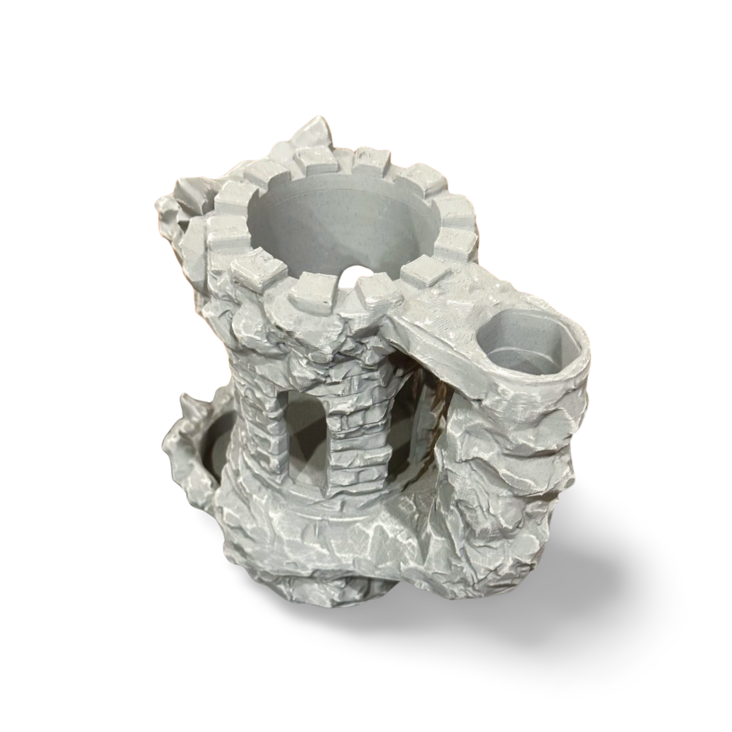 Stone Tower Dice Roller & Can Holder – Dragon Edition