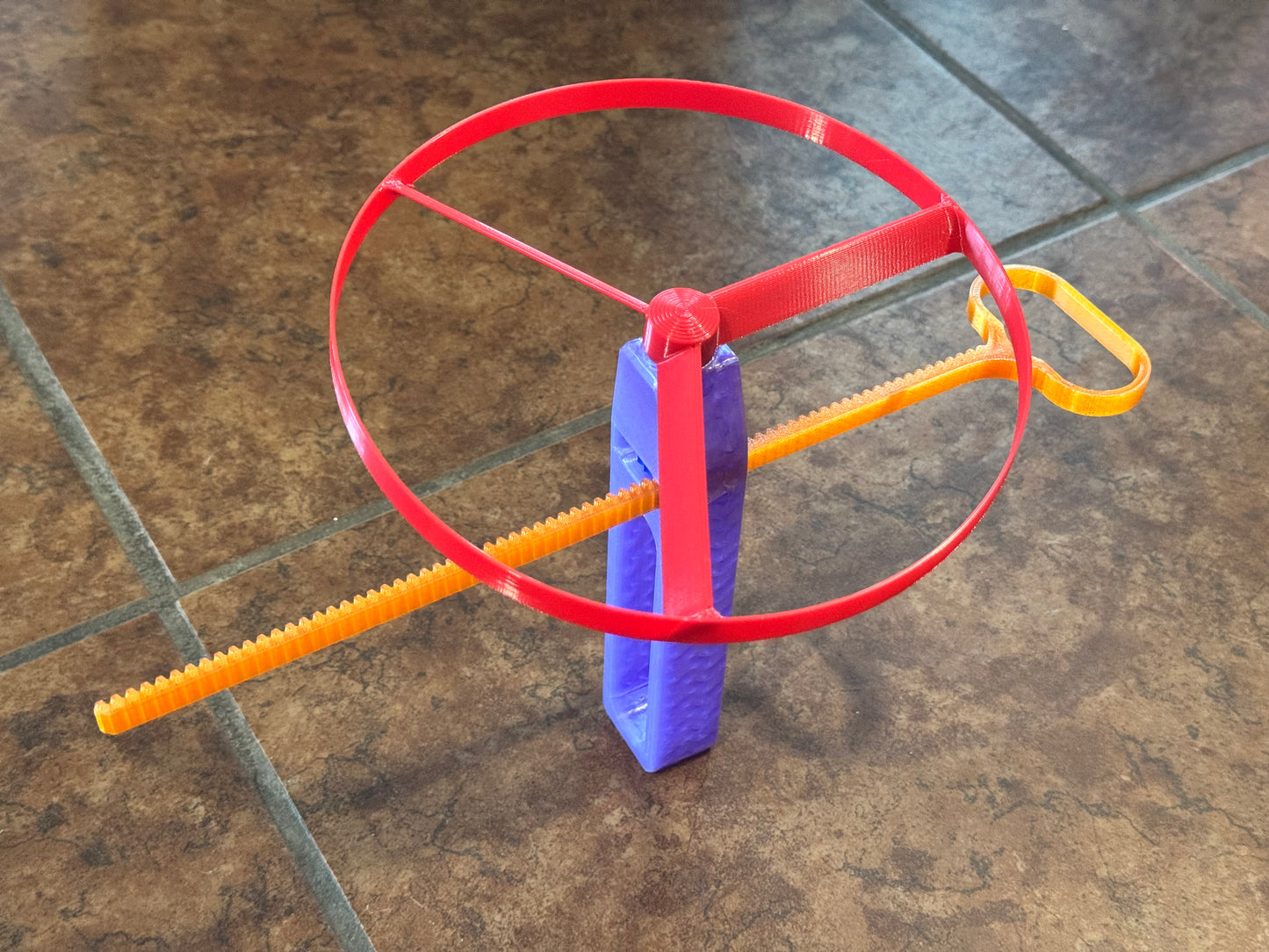 Pull and Spin Flying Toy