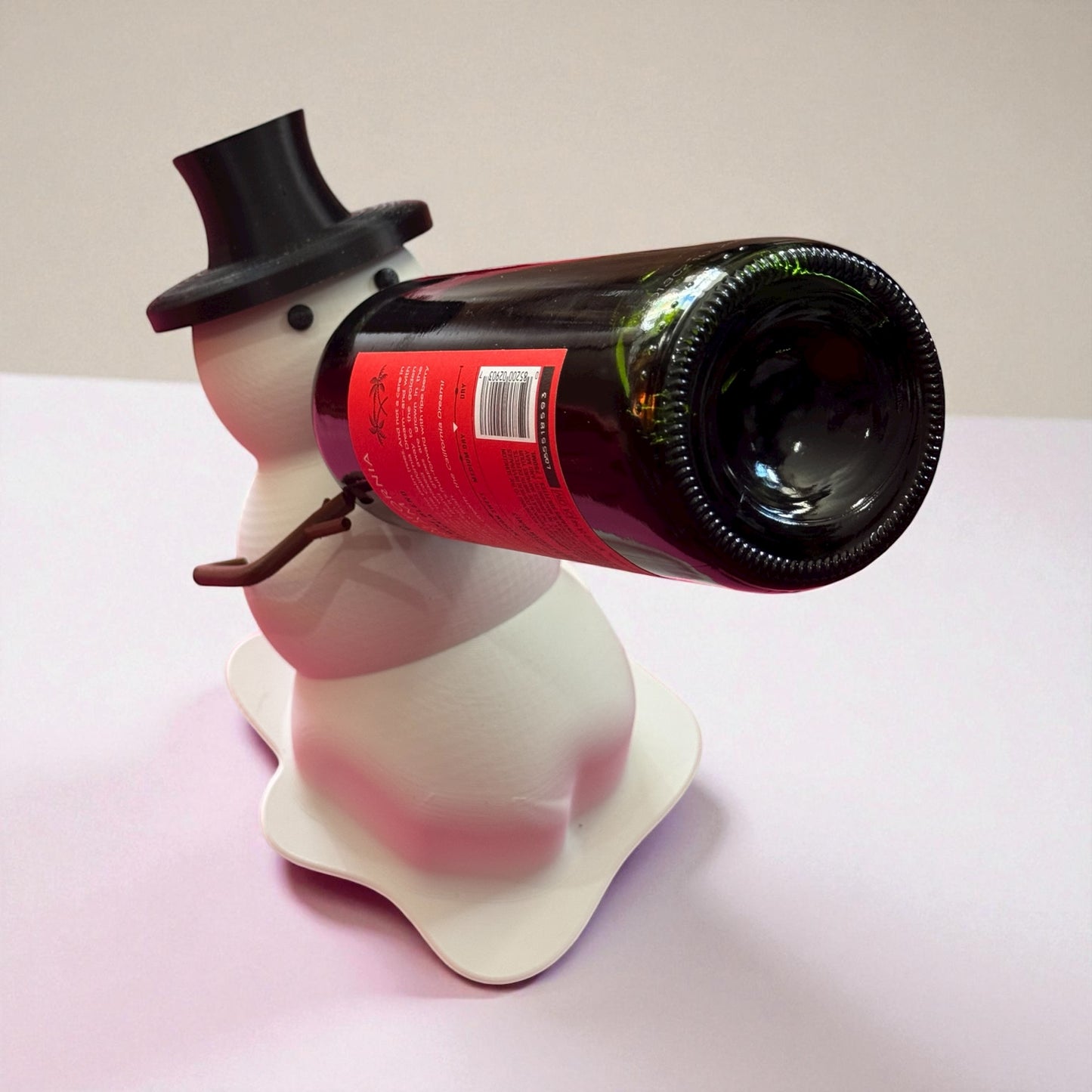 Melting Snowman Wine Bottle Holder