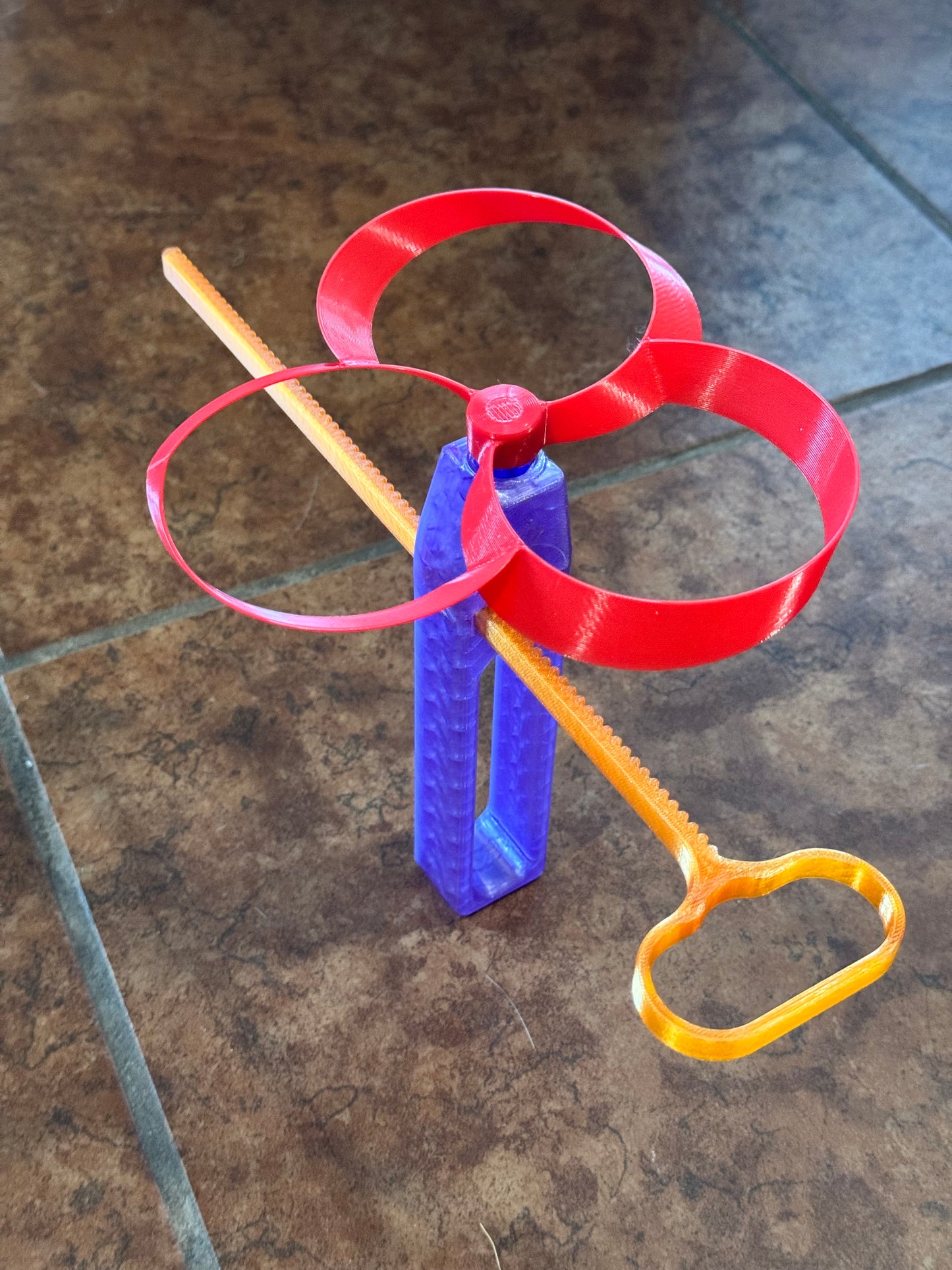 Pull and Spin Flying Toy