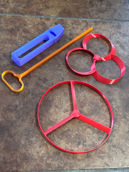 Pull and Spin Flying Toy