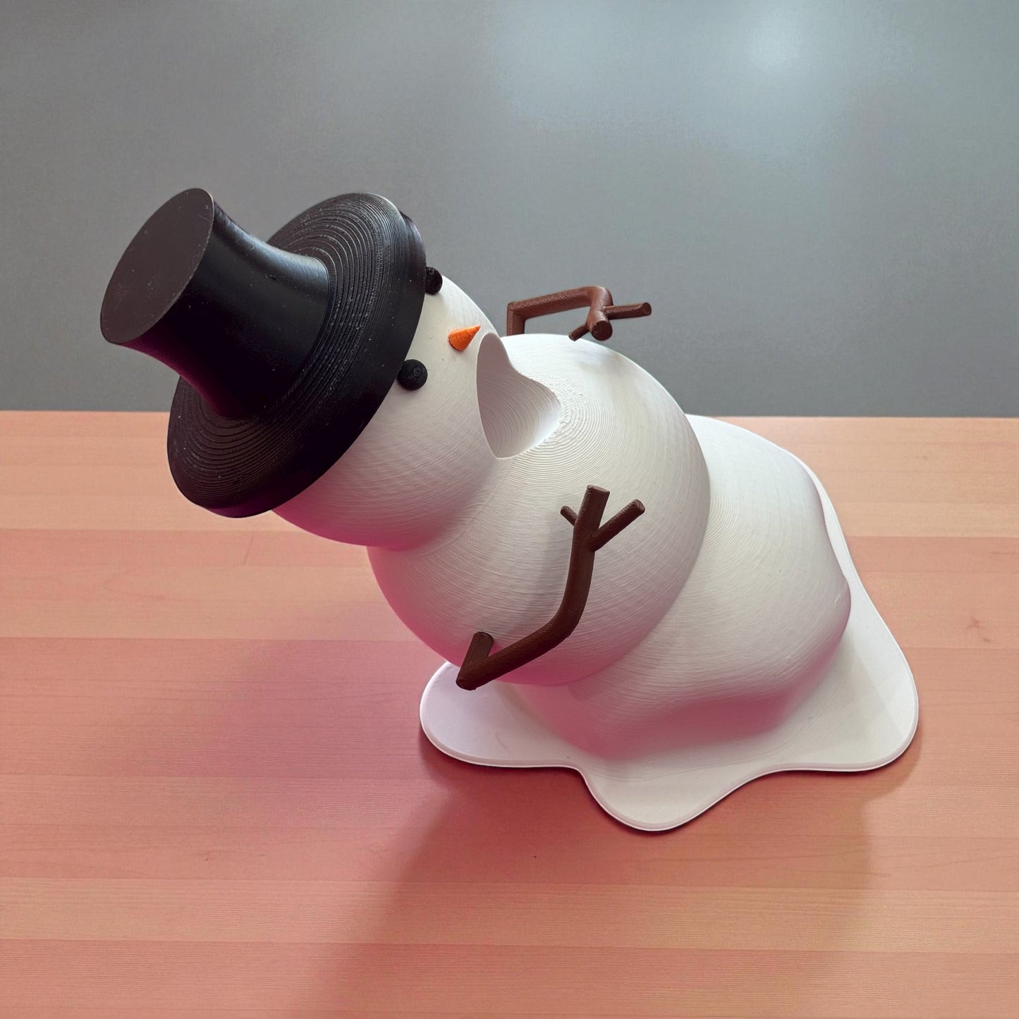 Melting Snowman Wine Bottle Holder