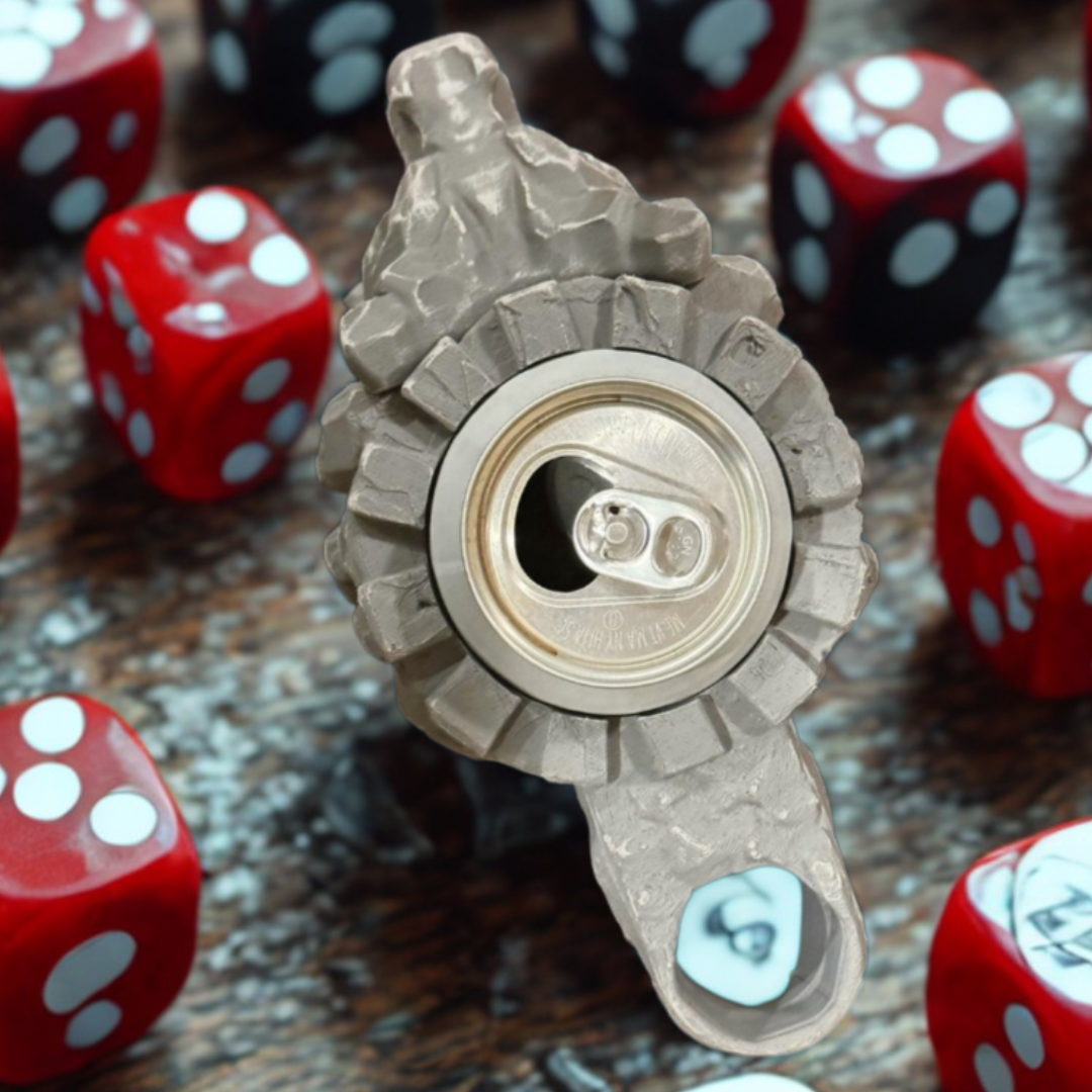 Stone Tower Dice Roller & Can Holder – Dragon Edition