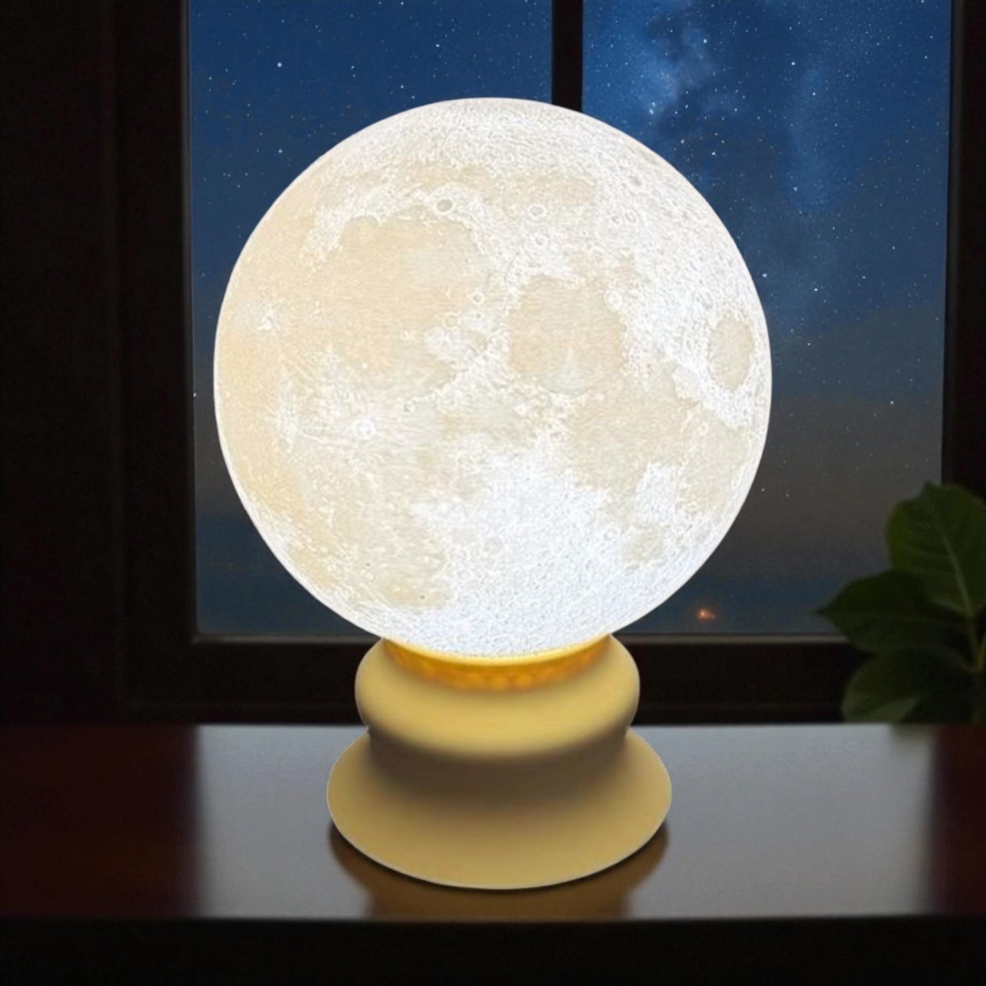 Lithograph Moon Lamp
