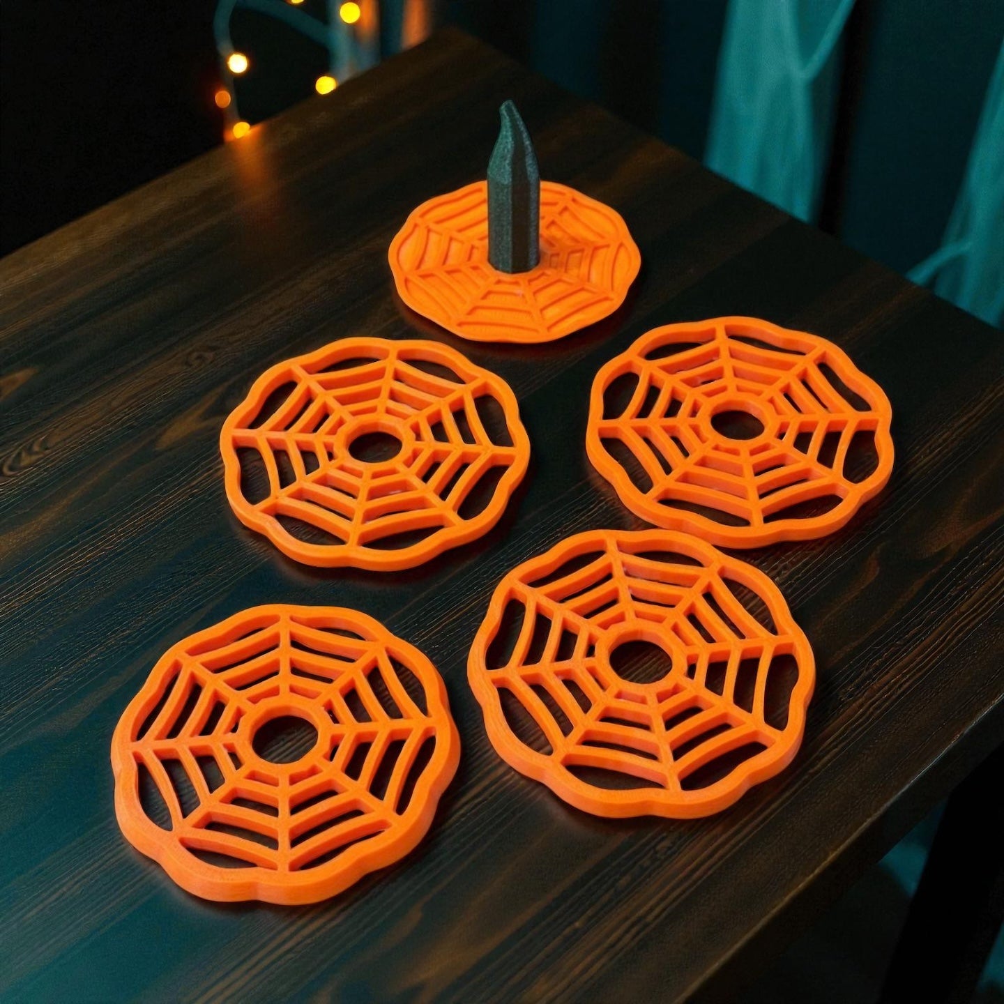 Stacking Pumpking Coaster Set