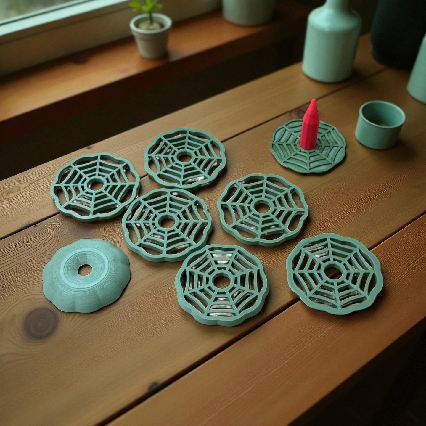 Stacking Pumpking Coaster Set