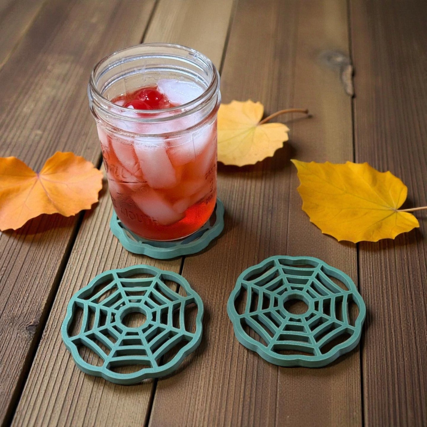 Stacking Pumpking Coaster Set