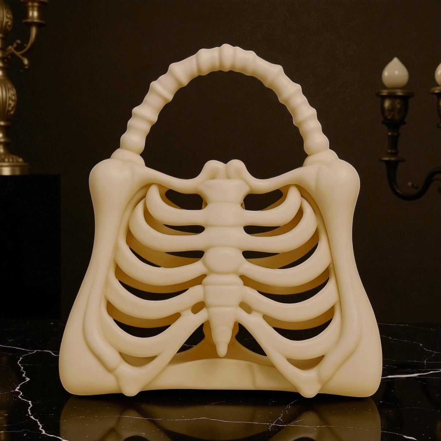 Rib Cage Bone Purse