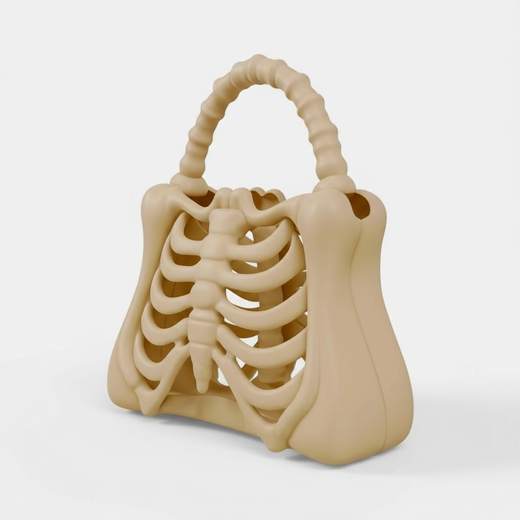 Rib Cage Bone Purse